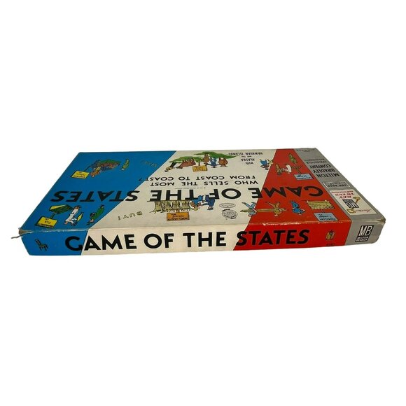 Vintage 1954 Game of the States Board Game Milton Bradley - Picture 6 of 10